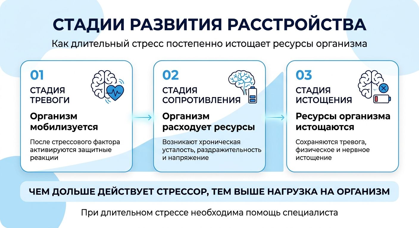Лечение стресса в Северске инфографика
